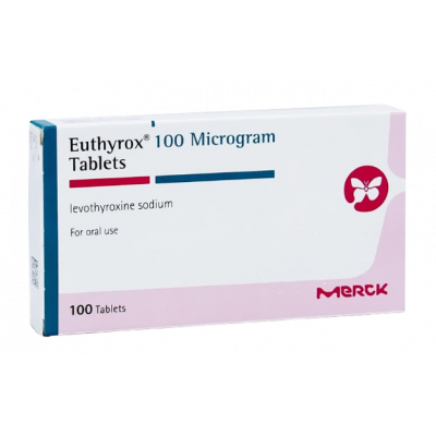 EUTHYROX 100 MCG ( LEVOTHYROXINE SODIUM ) FOR ORAL USE 100 TABLETS